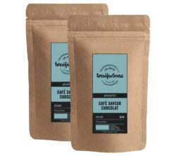 2x125g Café En Grain Saveur Chocolat LES PETITS TORREFACTEURS