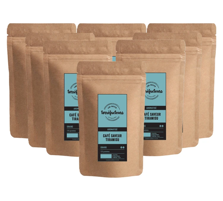 8x125 G Café En Grain - Saveur Tiramisu LES PETITS TORREFACTEURS 3 8x125 G Café En Grain - Saveur Tiramisu LES PETITS TORREFACTEURS