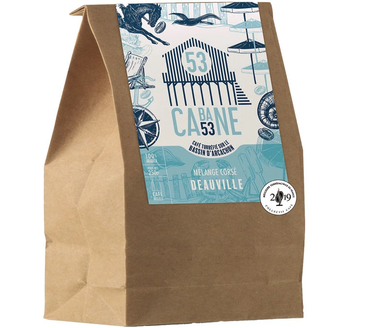 250g Café En Grains Deauville - Cabane 53 3 250g Café En Grains Deauville - Cabane 53
