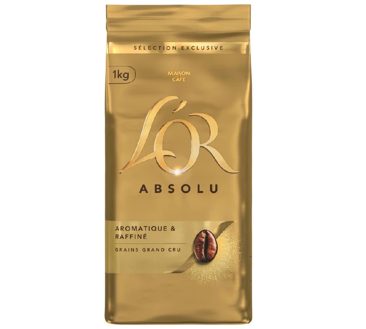 Café En Grain L'Or Absolu - 1kg - L'OR 3 Café En Grain L'Or Absolu - 1kg - L'OR
