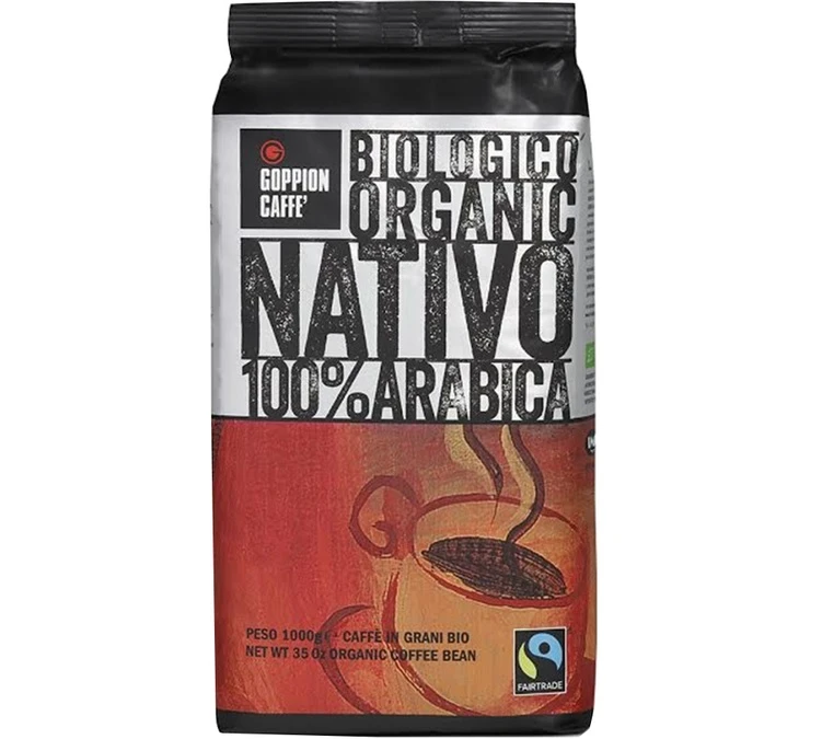 1kg Café En Grain Bio Nativo 100% Arabica - GOPPION CAFFE 3 1kg Café En Grain Bio Nativo 100% Arabica - GOPPION CAFFE