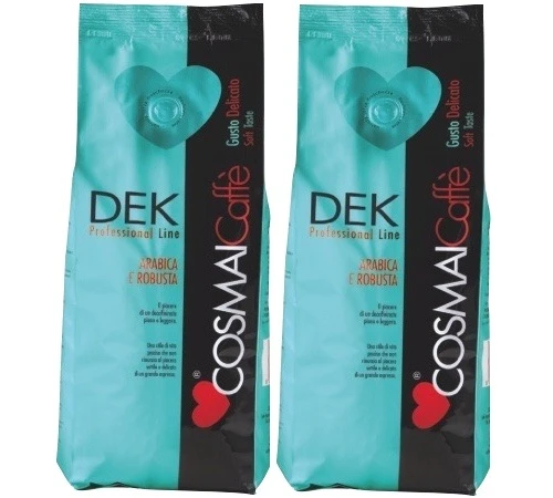 Café En Grains Dek - Arabica/Robusta - 2x500g - Cosmai Caffè 3 Café En Grains Dek - Arabica/Robusta - 2x500g - Cosmai Caffè