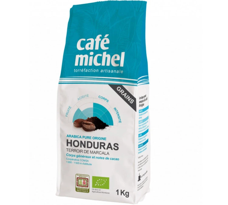 1Kg Café En Grains Bio Honduras - Café Michel 3 1Kg Café En Grains Bio Honduras - Café Michel