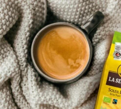 250g Café En Grain Bio 100% Arabica Soleil Levant - La Semeuse -Maxicoffee cafeengrainbiolasemeuse250g