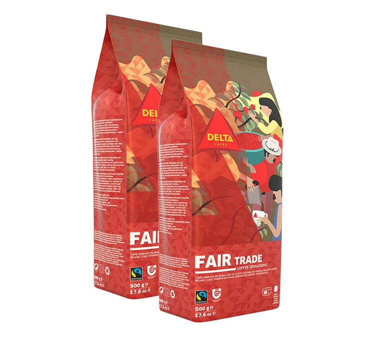 2x500 G Café En Grain Fair Trade - DELTA 3 2x500 G Café En Grain Fair Trade - DELTA