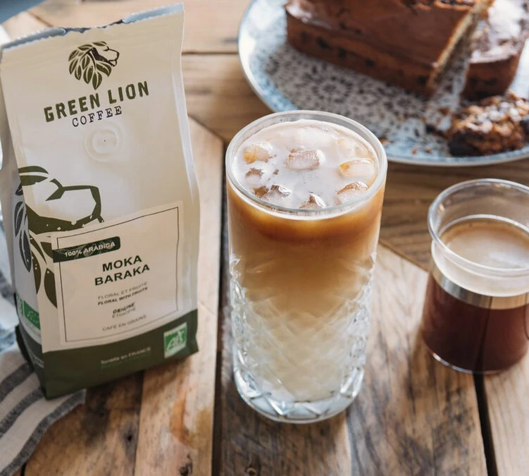 1 Kg Café En Grain Bio Moka Baraka - Green Lion Coffee 4 1 Kg Café En Grain Bio Moka Baraka - Green Lion Coffee – Image 2
