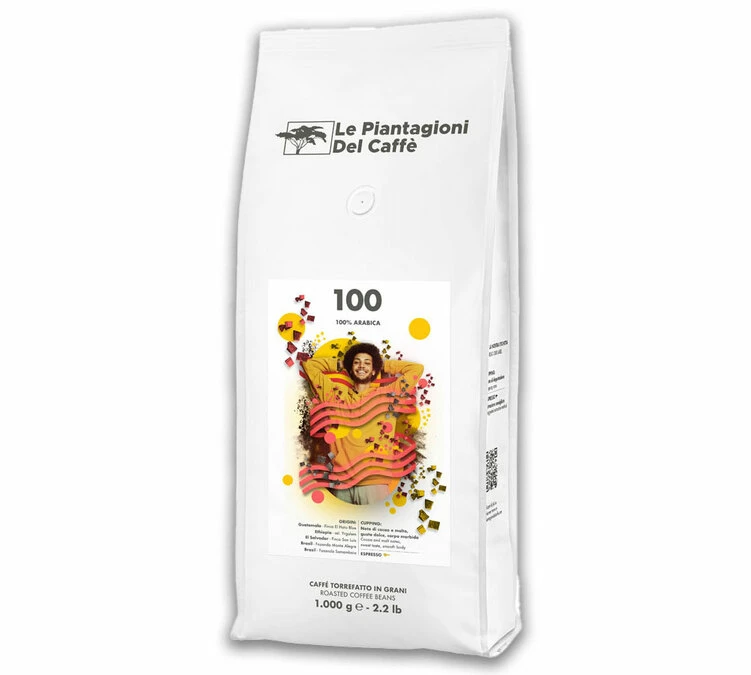 1 Kg - Café En Grain 100 - Le Piantagioni Del Caffe 3 1 Kg - Café En Grain 100 - Le Piantagioni Del Caffe