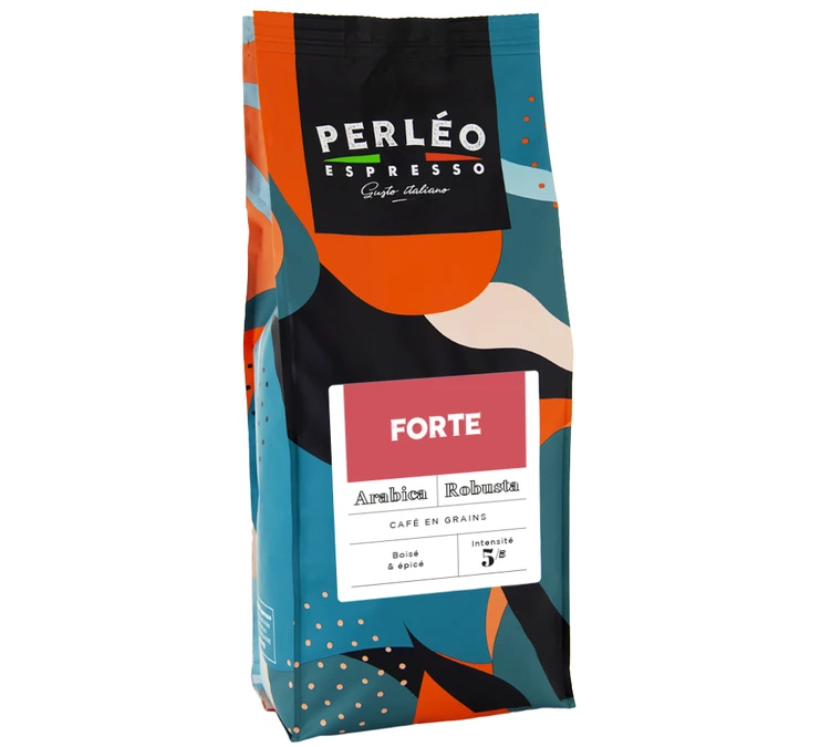 1kg Café En Grain Forte - PERLÉO ESPRESSO 3 1kg Café En Grain Forte - PERLÉO ESPRESSO
