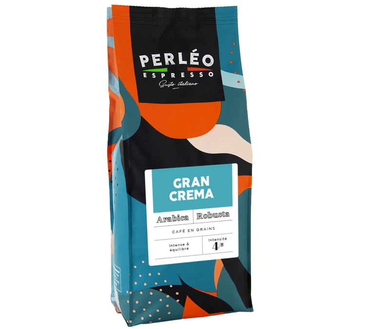 Café En Grains 1kg - Gran Crema - PERLEO ESPRESSO 3 Café En Grains 1kg - Gran Crema - PERLEO ESPRESSO