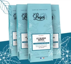 4x250g Café En Grain Le Blend Moka - CAFES LUGAT -Maxicoffee capture 12