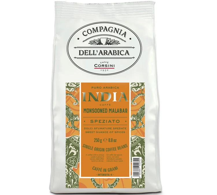250g Café En Grains Inde Malabar Moussonné - Corsini 3 250g Café En Grains Inde Malabar Moussonné - Corsini