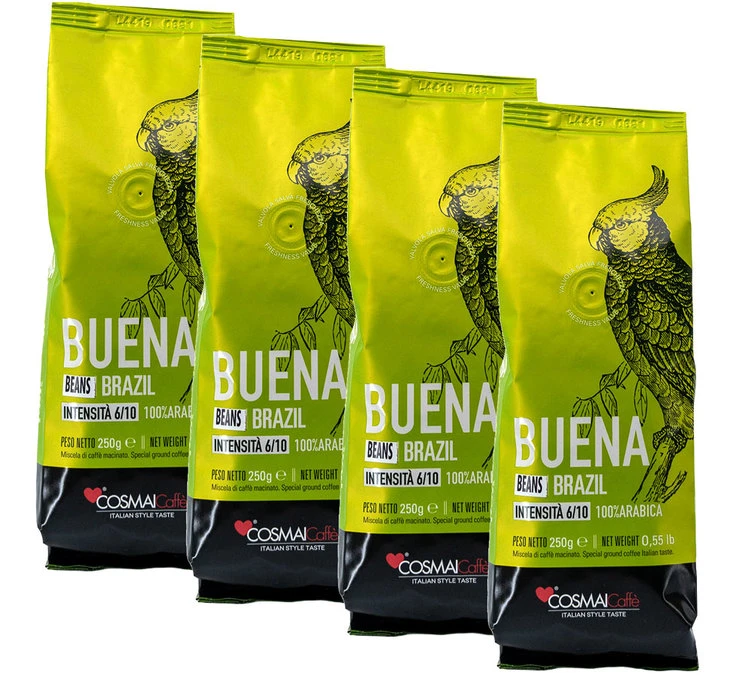 Café En Grains Brésil Buena - 100% Arabica - 1kg - Cosmai 3 Café En Grains Brésil Buena - 100% Arabica - 1kg - Cosmai