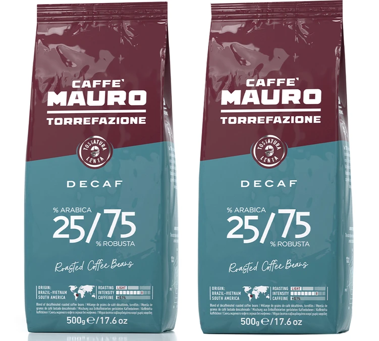 Café En Grains - Décaféiné - 1kg - Caffe Mauro 3 Café En Grains - Décaféiné - 1kg - Caffe Mauro