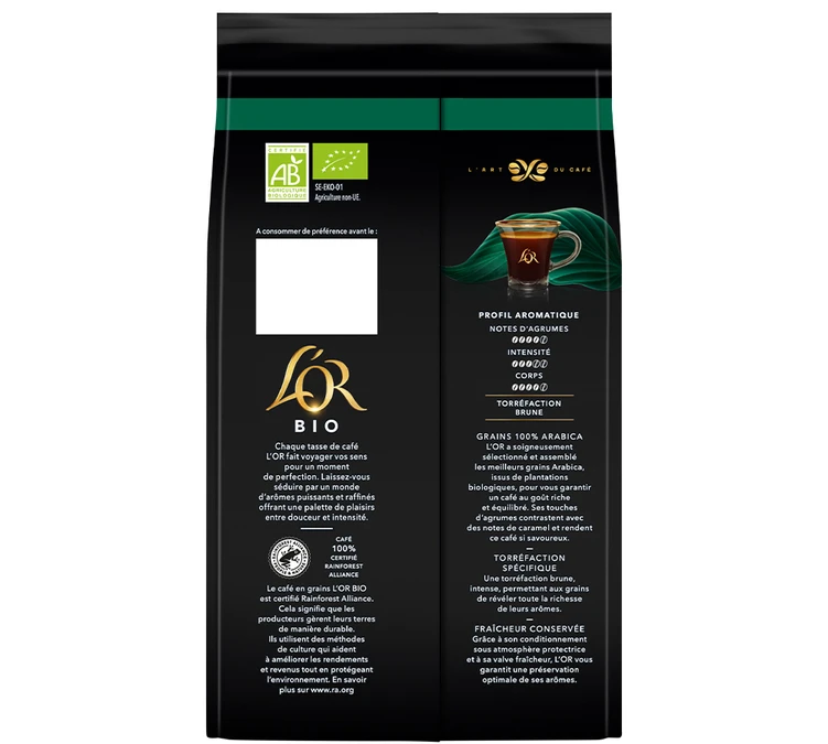 Café En Grains L'Or Bio - 400g 4 Café En Grains L'Or Bio - 400g – Image 2