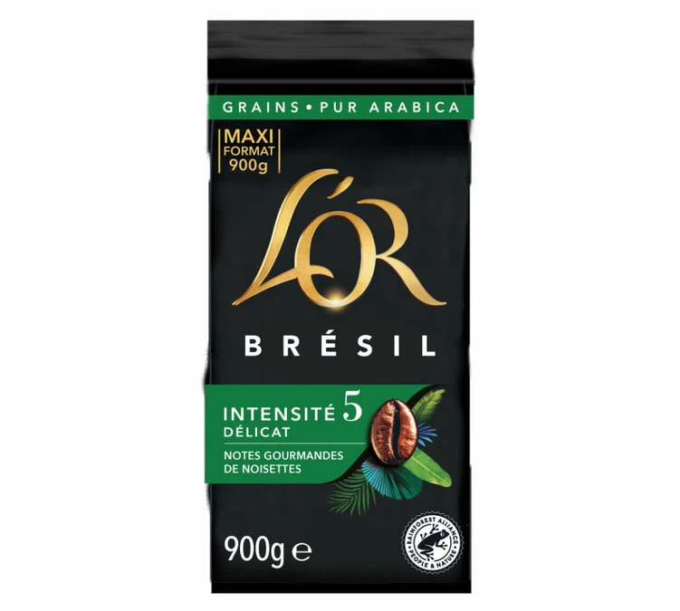 900g Café En Grains - Brésil- L'OR ESPRESSO 3 900g Café En Grains - Brésil- L'OR ESPRESSO