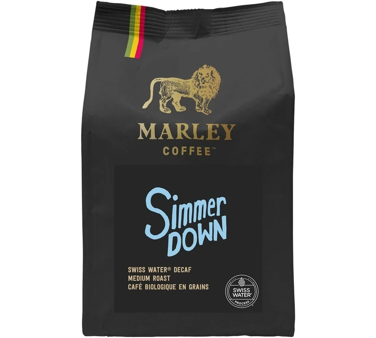 Café En Grain Bio Marley Coffee Simmer Down Décaféiné - 227g 3 Café En Grain Bio Marley Coffee Simmer Down Décaféiné - 227g
