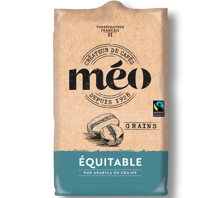 Café Grains Méo Equitable Max Havelaar 500g 3 Café Grains Méo Equitable Max Havelaar 500g